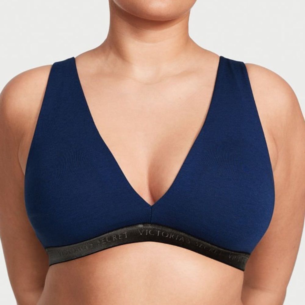 NWT Victoria’s Secret Cotton Wireless Lounge Bra - Picture 2 of 14